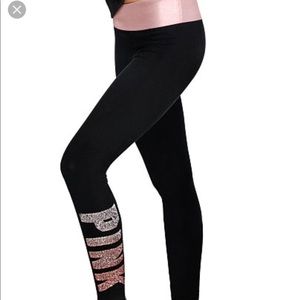 NWT VS PINK Cotton Bling Legging